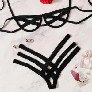 Strappy Lingerie Set